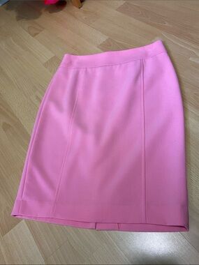 LOFT Pink Tailored Lined Pencil Skirt Size 0